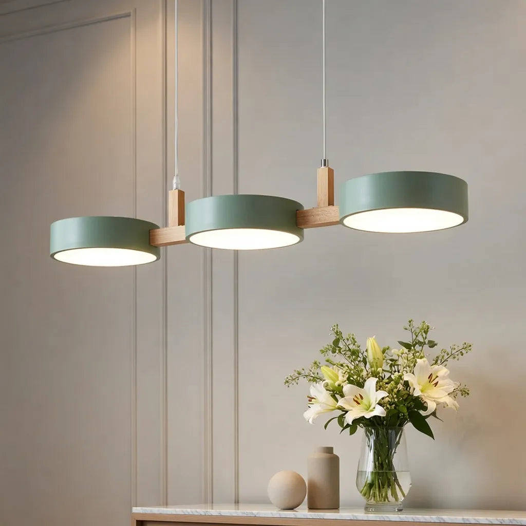Aeris Cylindrical Multi-Light Pendant Light