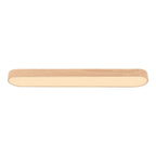 Oval LED Ceiling Light with Natural Wood Frame