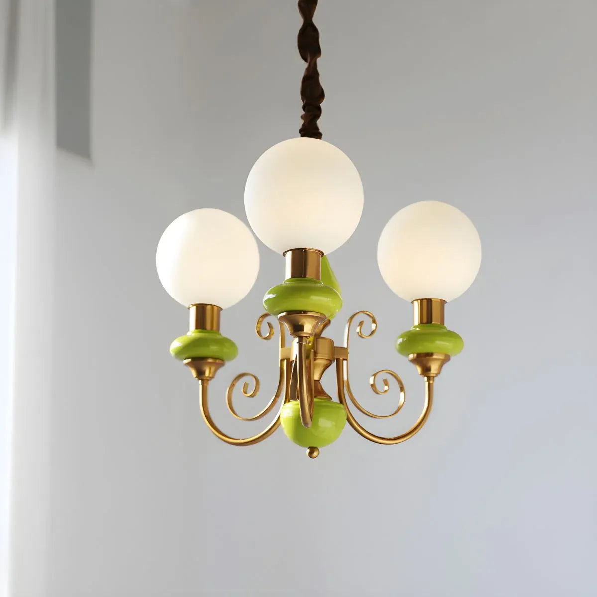 Architectural Onyx Stone Chandelier Lighting Fixture