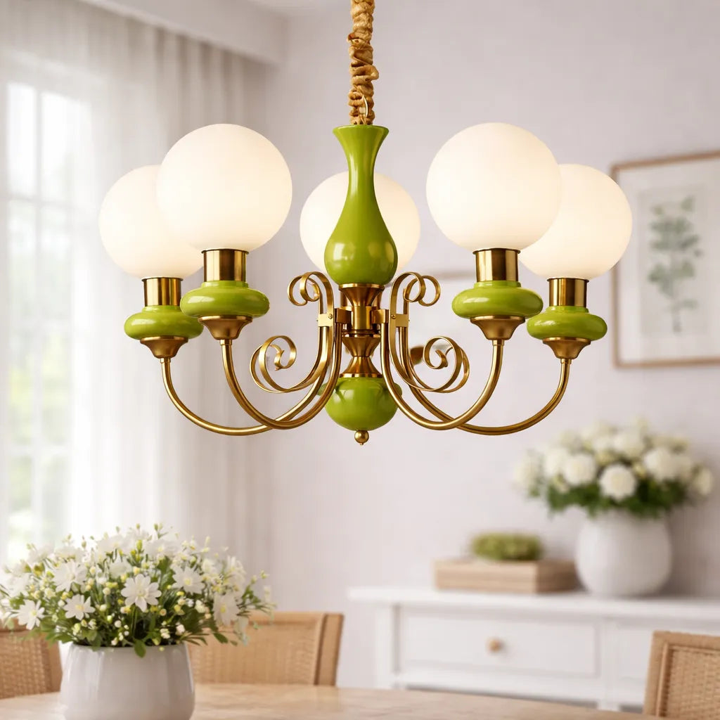 Architectural Onyx Stone Chandelier Lighting Fixture