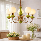 Architectural Onyx Stone Chandelier Lighting Fixture