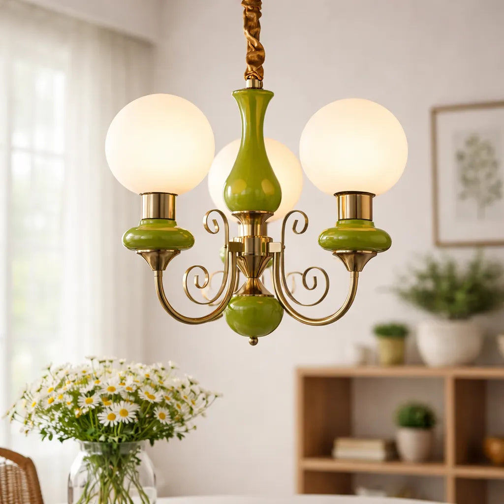Architectural Onyx Stone Chandelier Lighting Fixture
