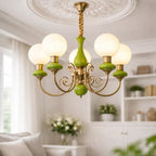 Architectural Onyx Stone Chandelier Lighting Fixture