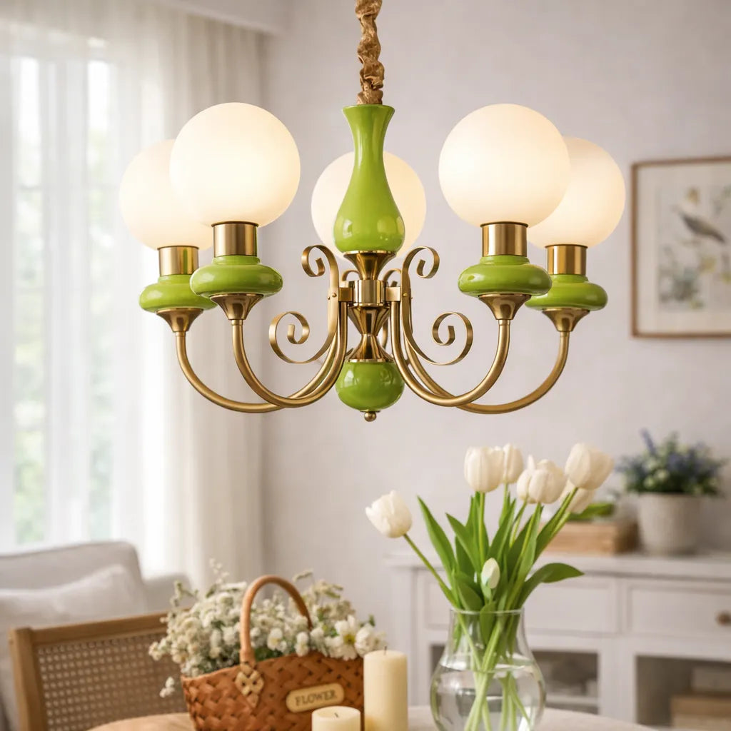 Architectural Onyx Stone Chandelier Lighting Fixture