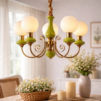 Architectural Onyx Stone Chandelier Lighting Fixture