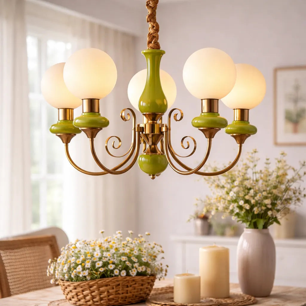 Architectural Onyx Stone Chandelier Lighting Fixture
