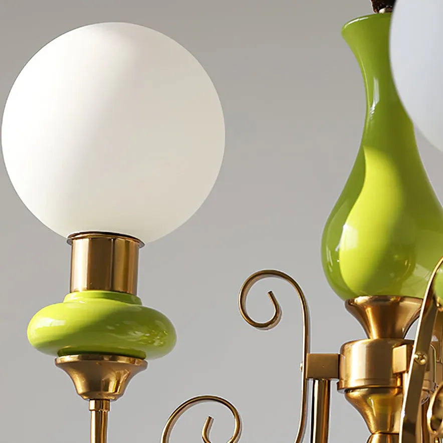 Architectural Onyx Stone Chandelier Lighting Fixture