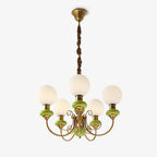 Architectural Onyx Stone Chandelier Lighting Fixture