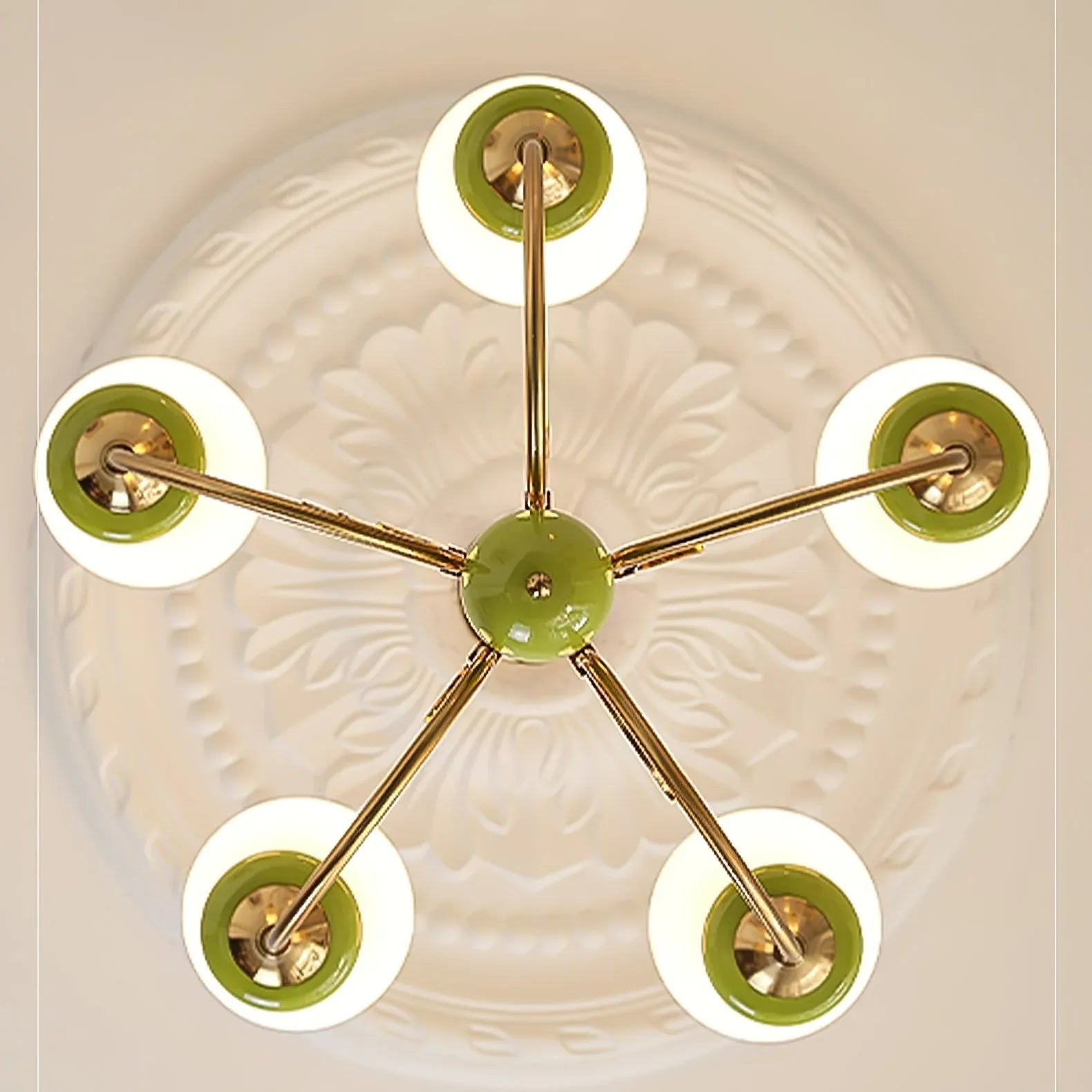 Architectural Onyx Stone Chandelier Lighting Fixture