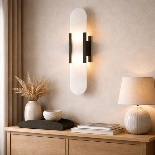 Alabaster Linear Wall Sconce