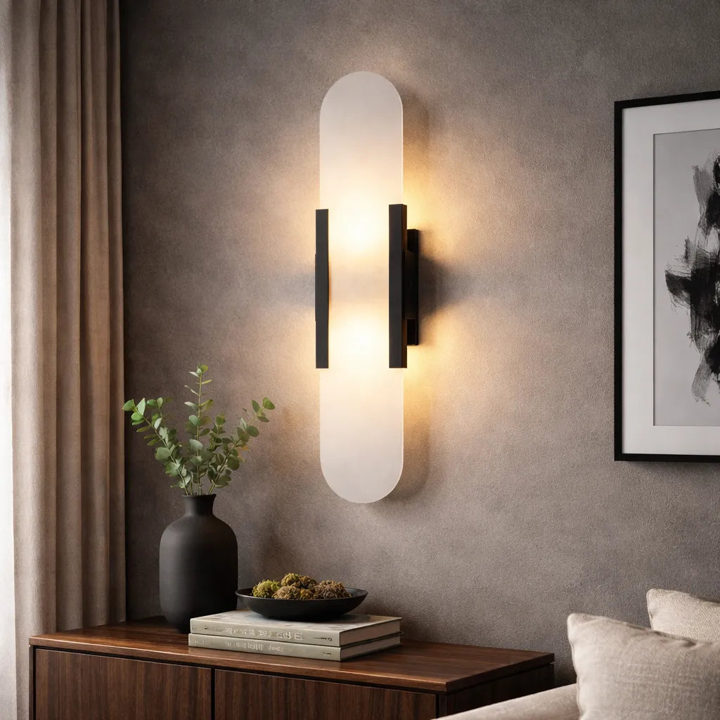Alabaster Linear Wall Sconce
