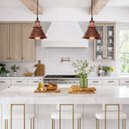 Bravon Rustic Copper Pendant Light