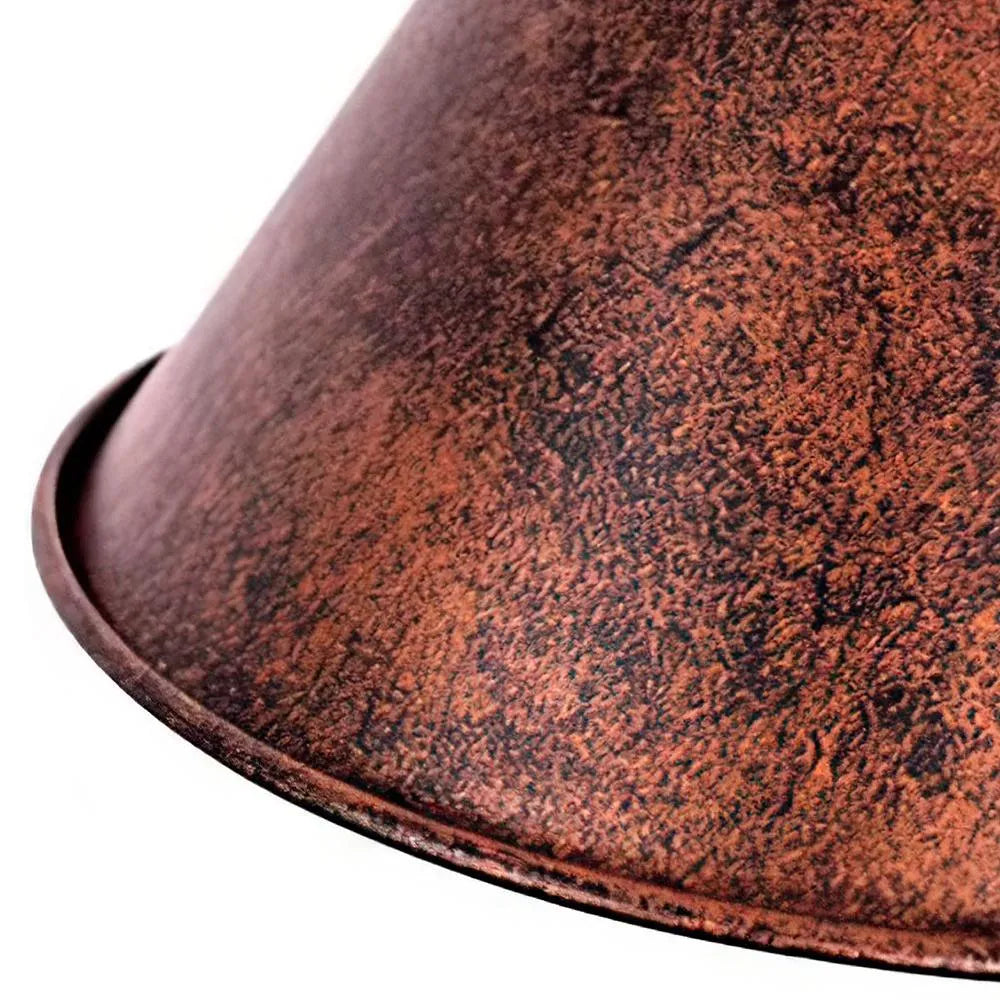 Bravon Rustic Copper Pendant Light