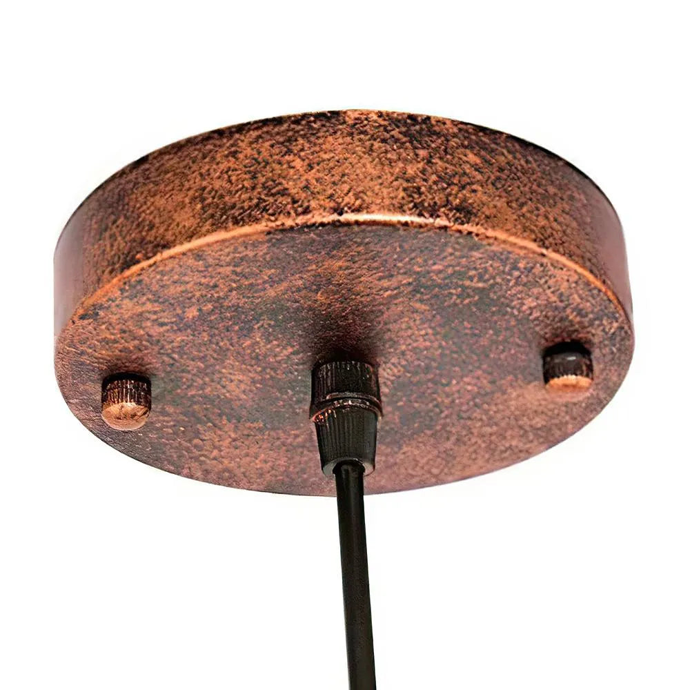 Bravon Rustic Copper Pendant Light