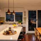 Bravon Rustic Copper Pendant Light