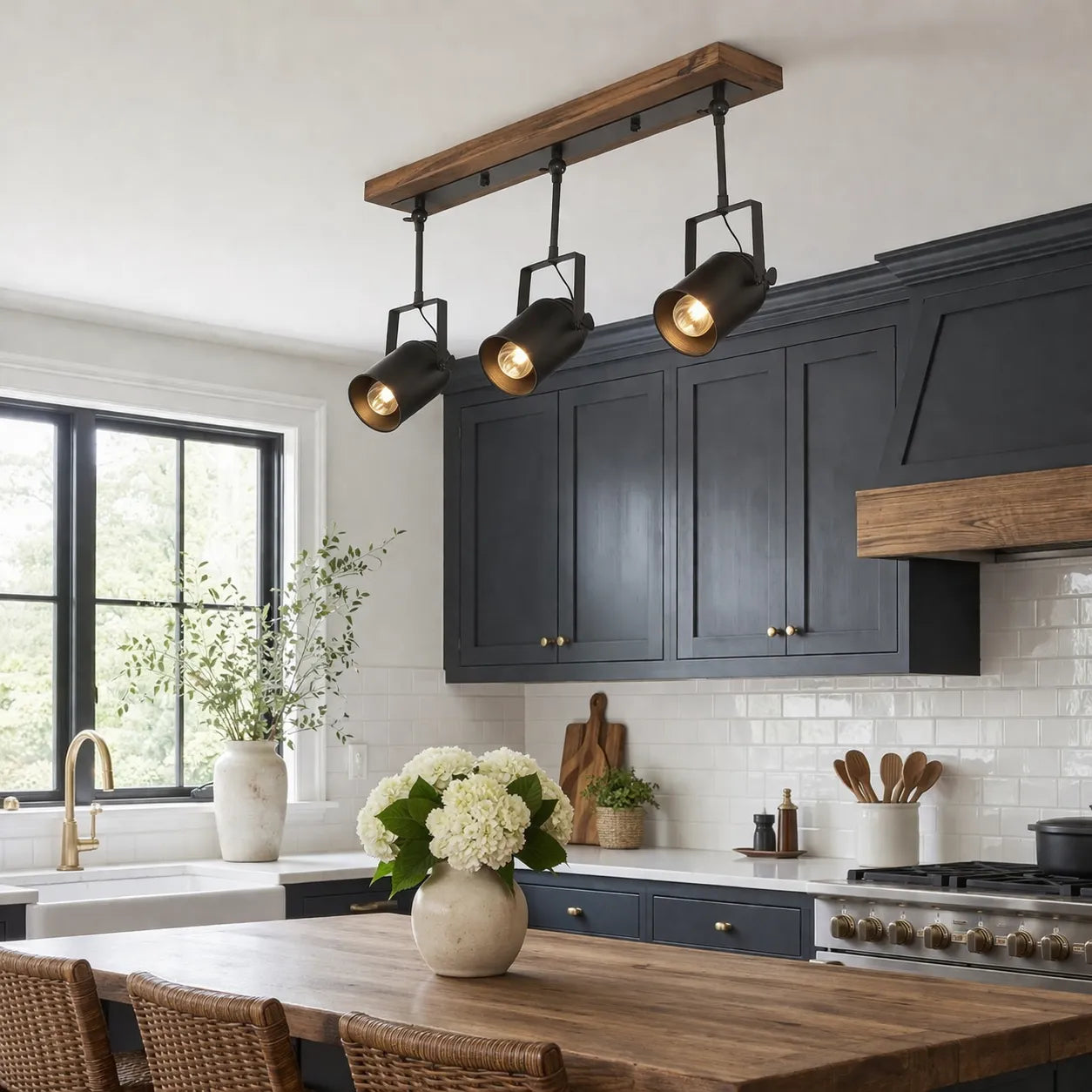 Calven Three-Head Directional Ceiling Light