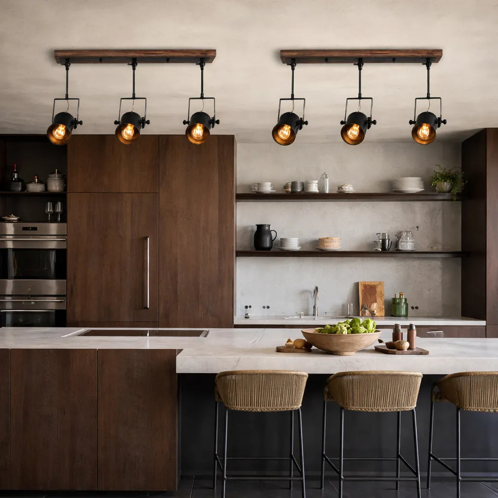 Calven Three-Head Directional Ceiling Light