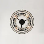 Calvera Crystal Detail Drum Ceiling Light
