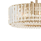 Calvera Crystal Detail Drum Ceiling Light