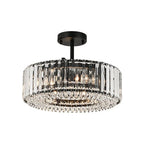 Calvera Crystal Detail Drum Ceiling Light