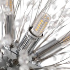Cavelle Structured Crystal Burst Chandelier Light