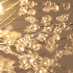 Cavelle Structured Crystal Burst Chandelier Light