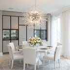 Cavelle Structured Crystal Burst Chandelier Light