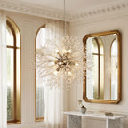 Cavelle Structured Crystal Burst Chandelier Light