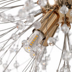 Cavelle Structured Crystal Burst Chandelier Light
