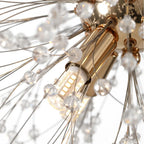 Cavelle Structured Crystal Burst Chandelier Light