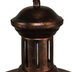 Cavira Aged Steel Dome Pendant Light