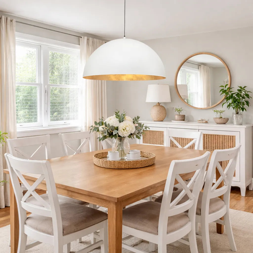 Cavora Industrial Oversized Dome Pendant Light