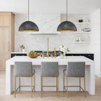 Cavora Industrial Oversized Dome Pendant Light