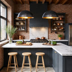 Cavora Industrial Oversized Dome Pendant Light