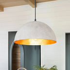 Cavora Industrial Oversized Dome Pendant Light