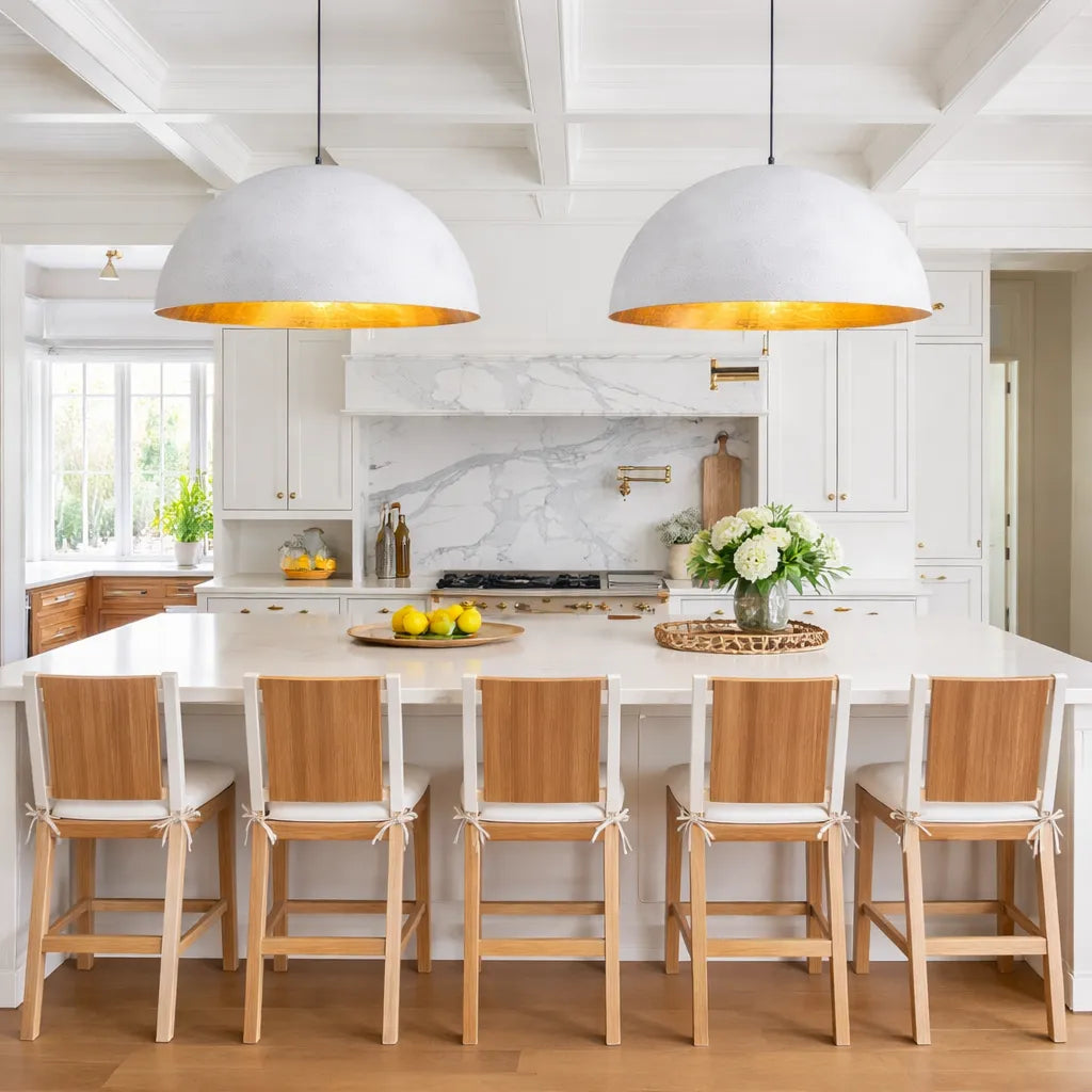 Cavora Industrial Oversized Dome Pendant Light