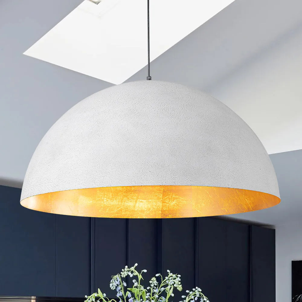 Cavora Industrial Oversized Dome Pendant Light