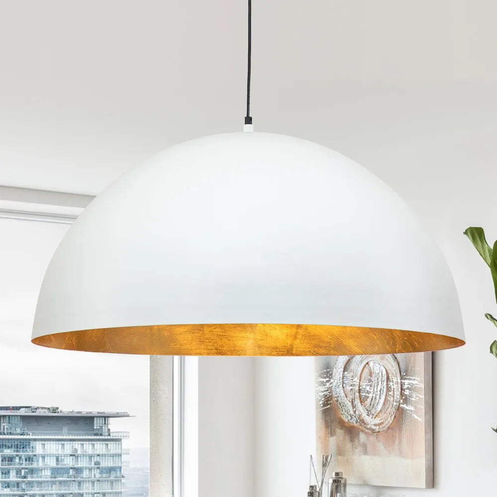 Cavora Industrial Oversized Dome Pendant Light