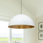 Cavora Industrial Oversized Dome Pendant Light