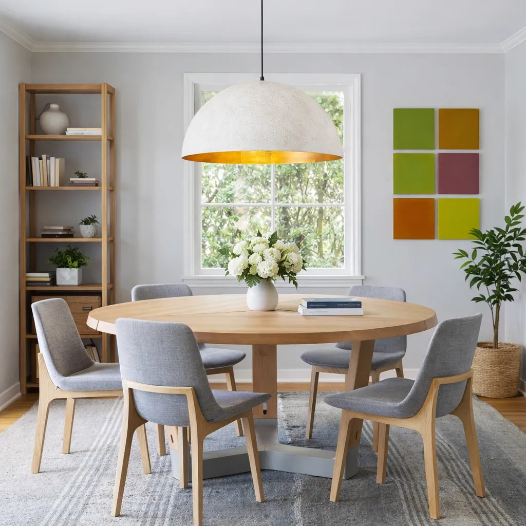 Cavora Industrial Oversized Dome Pendant Light