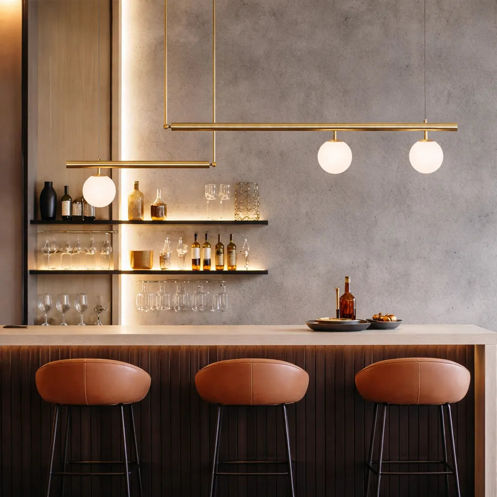 Cavrix Linear Globe Chandelier Light