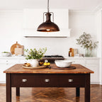 Industrial Metal Dome Pendant Light