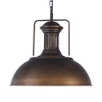 Industrial Metal Dome Pendant Light