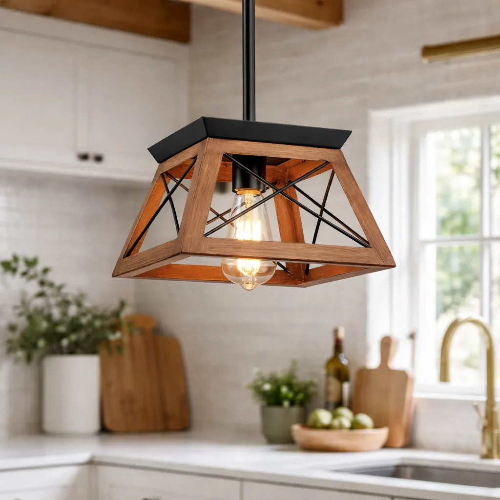 Eira Minimal Rustic Pendant Light