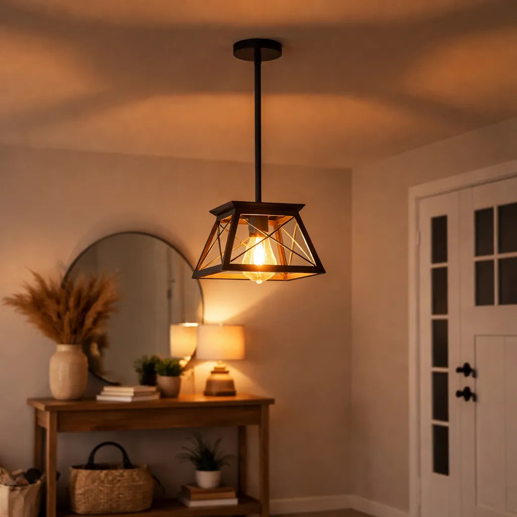 Eira Minimal Rustic Pendant Light