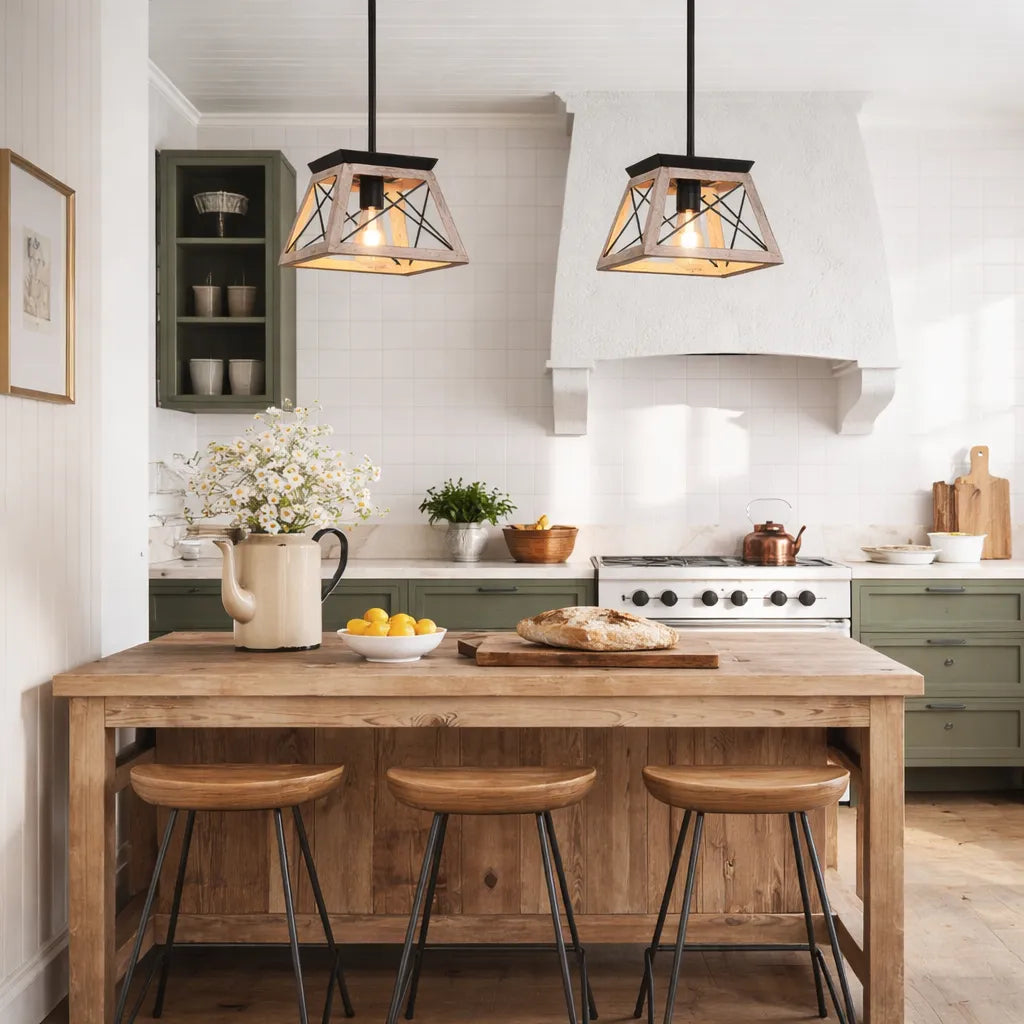 Eira Minimal Rustic Pendant Light