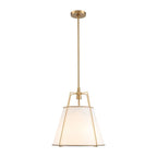 Elaro Linen Cone Pendant Chandelier Light