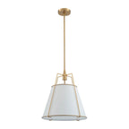 Elaro Linen Cone Pendant Chandelier Light
