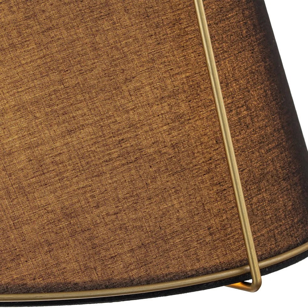 Elaro Linen Cone Pendant Chandelier Light