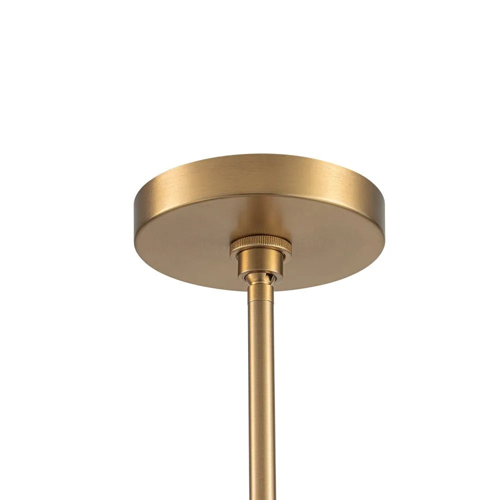 Elaro Linen Cone Pendant Chandelier Light